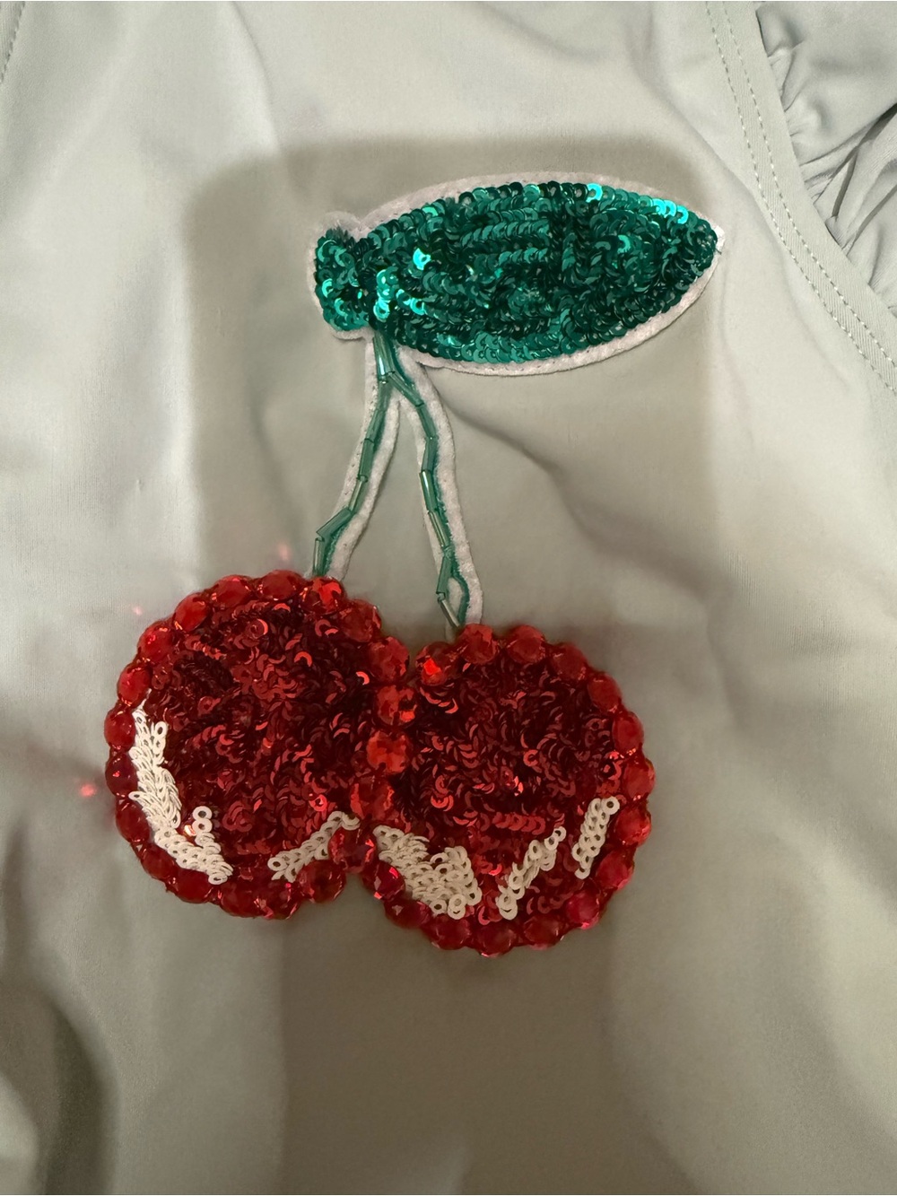 Lola and the Boys Swimsuit with Sequin Cherries - Picture 2 of 5